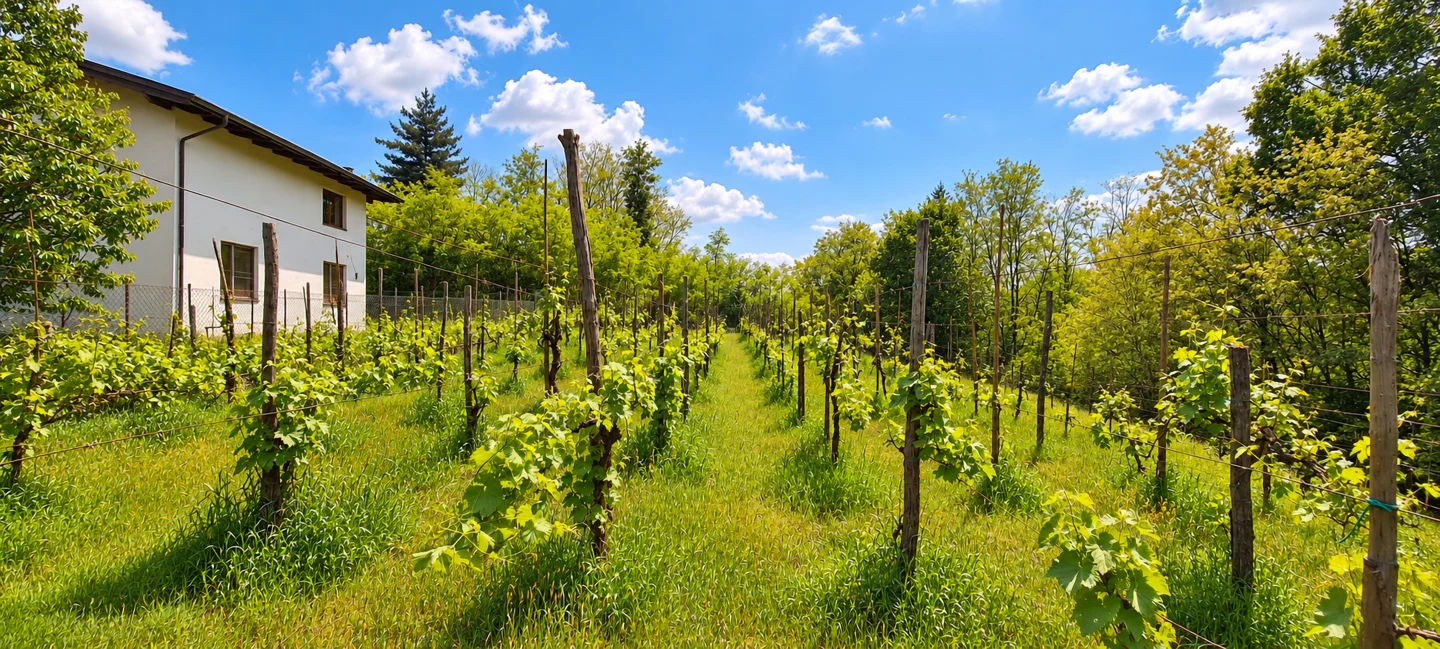 The Ponzio vineyard in Curino